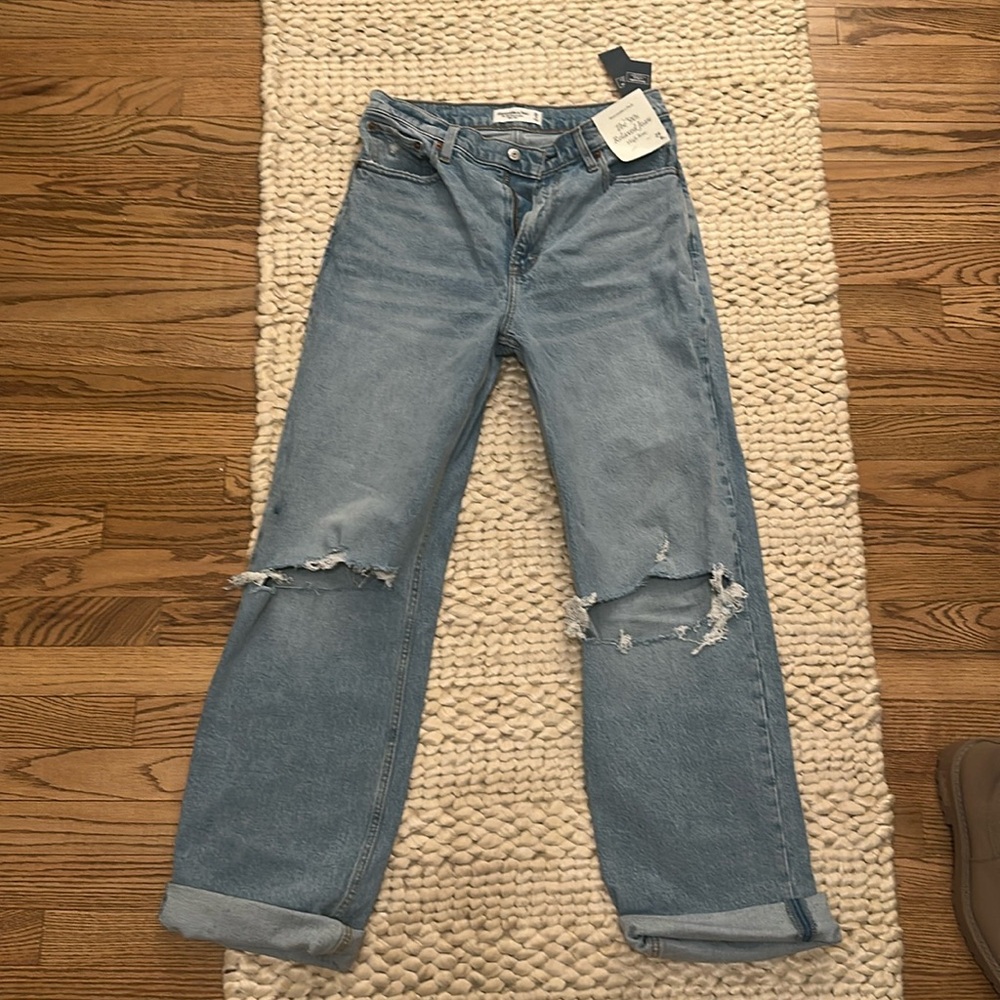 NWT Abercrombie Dad jeans